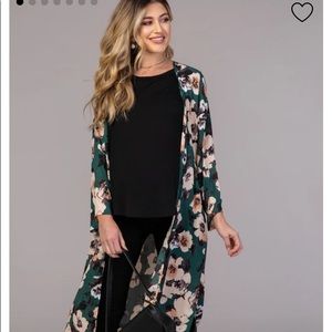 Pink Blush Floral Cardigan